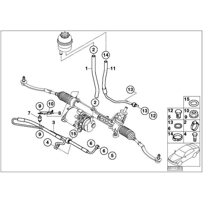 Genuine Mini Return pipe (32416781745)