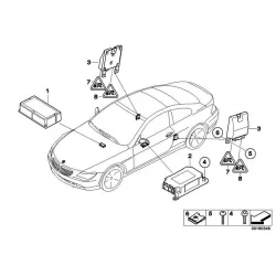 Genuine BMW Airbag ECU with Gateway Module (65776975686)
