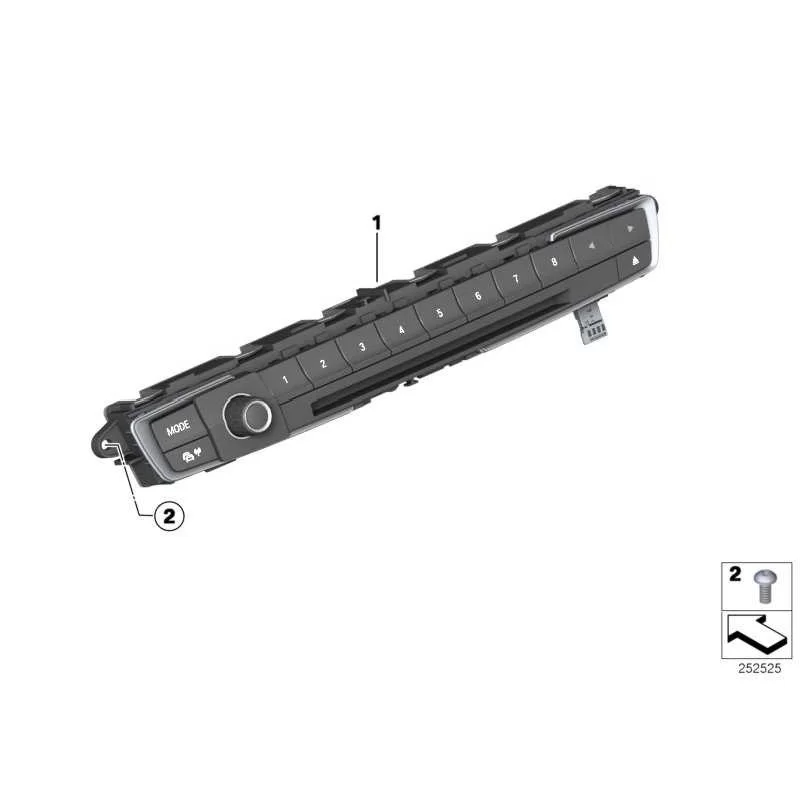 Genuine BMW Control unit audio (61319261097)