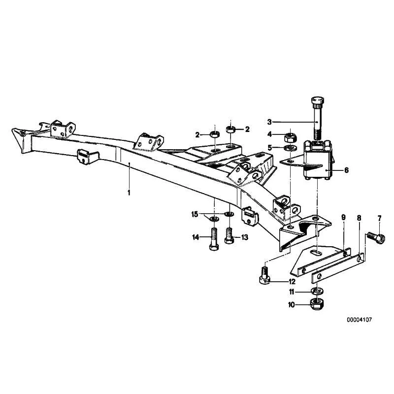Original BMW Gummilager hart links (33331118568)