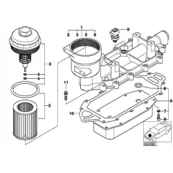 Genuine BMW Fillister head screw (07119904105)
