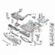 Genuine BMW Engine-compartment shield, tip, left (51757896419)