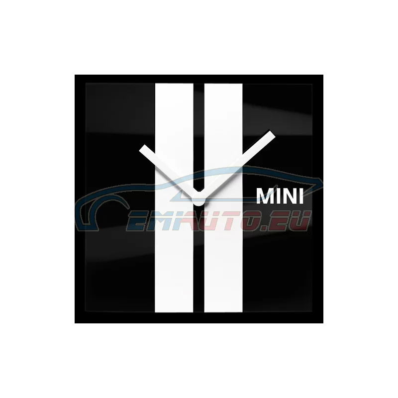Оригинал MINI WALL CLOCK, racing stripes (80262183218)