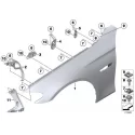 Genuine BMW Side panel, front left (41357248659)