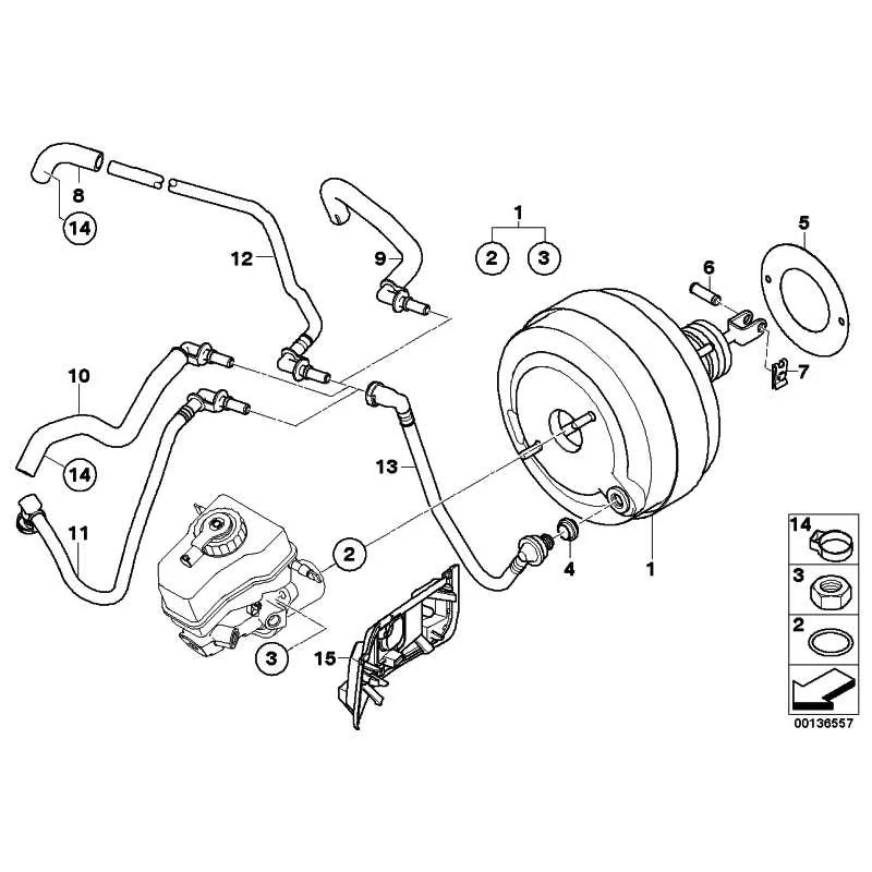 Original BMW Bremskraftverstärker (34336779718)