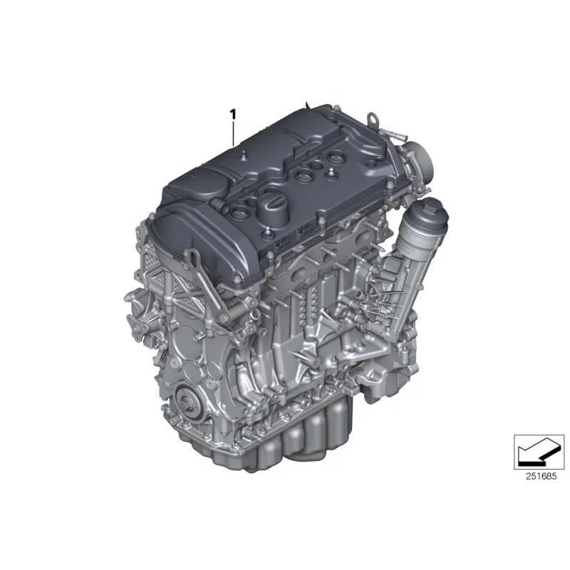 Genuine BMW Short Engine (11002320929)