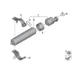 Genuine BMW DAMPER RING (13327792258)