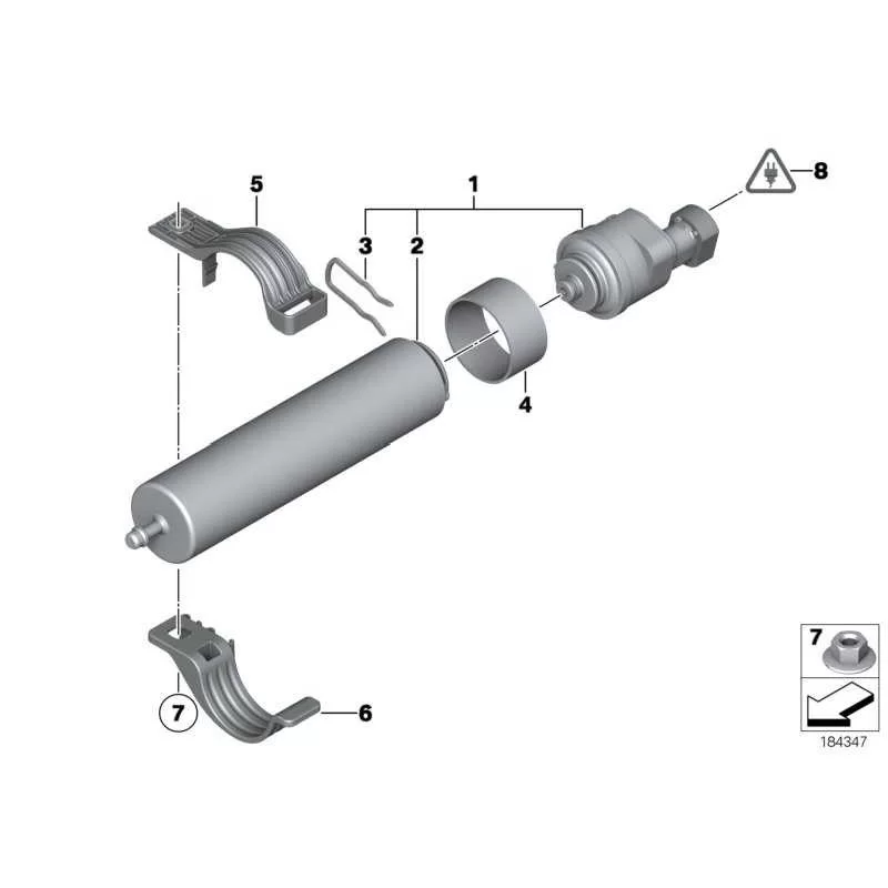 Genuine BMW DAMPER RING (13327792258)
