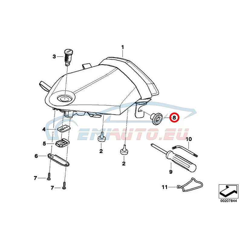 Genuine BMW Decoupling element (52537715997)