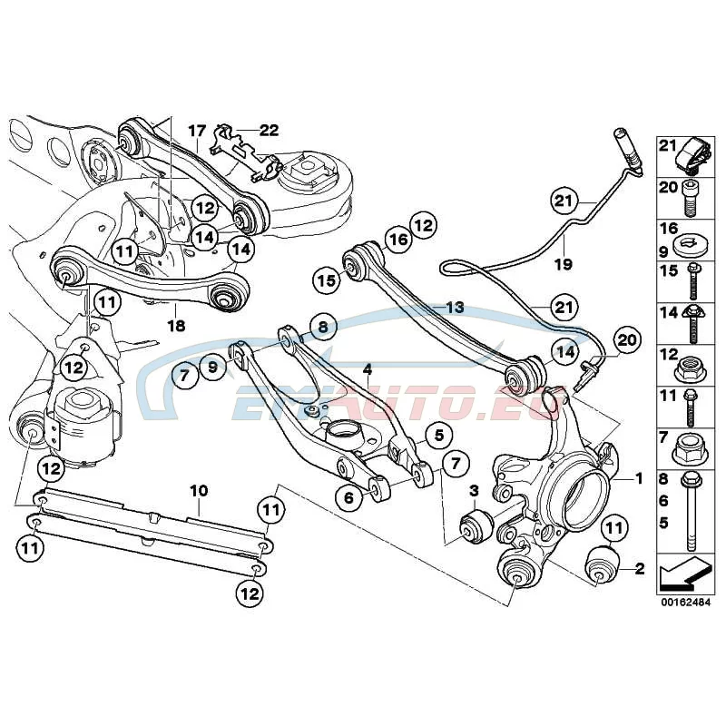 Original BMW Impulsgeber DSC hinten (34526762476)
