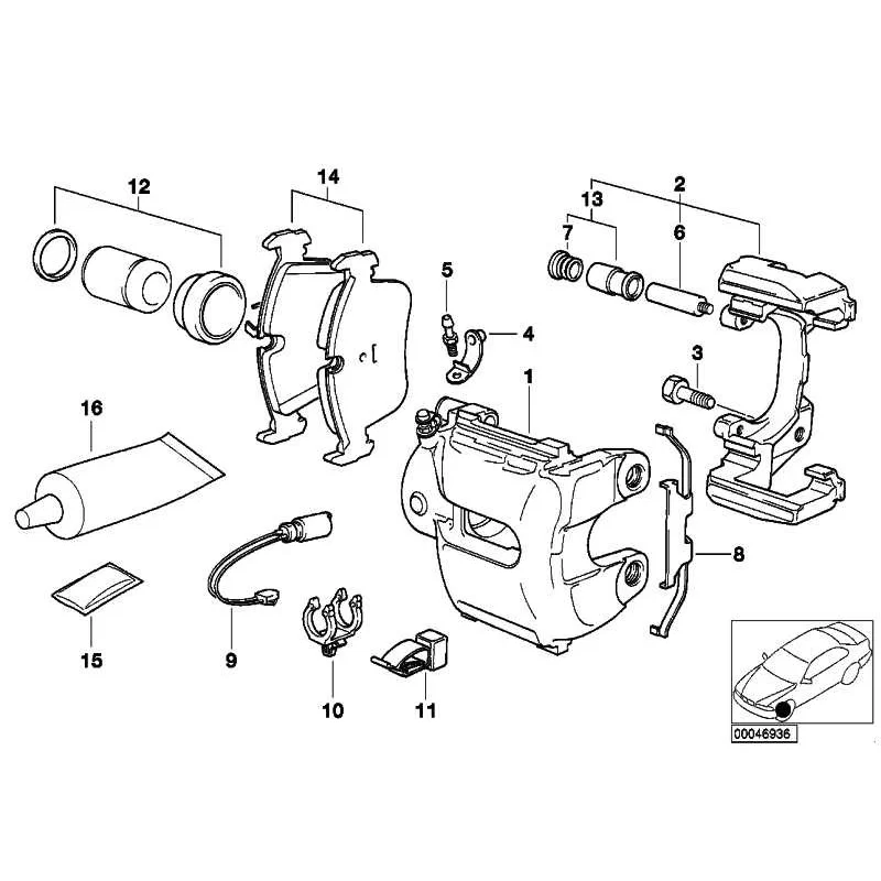 Original BMW Haltefeder (34111159957)
