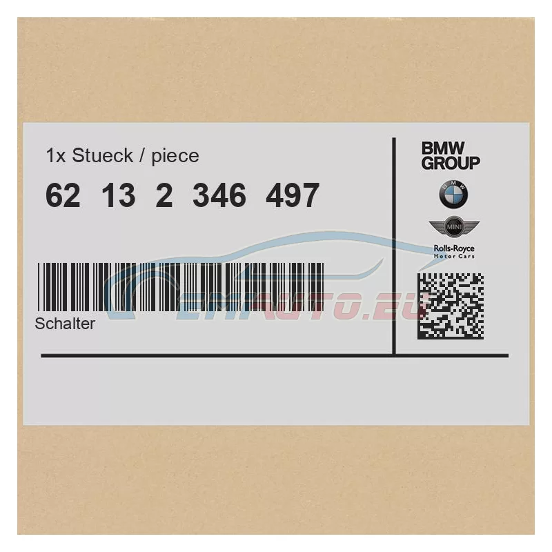 Genuine BMW Switch (62132346497)