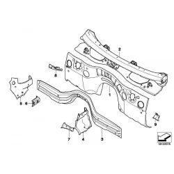 Genuine BMW LOWER APRON (41137145309)