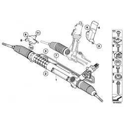 Genuine BMW Exchange hydro steering gear (32106777463)