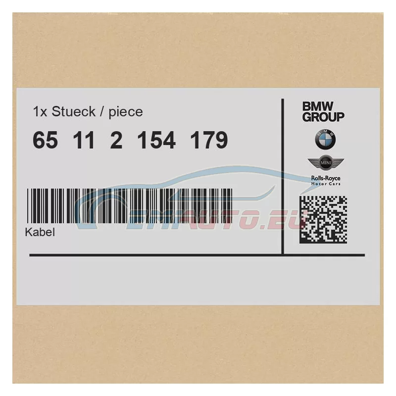 Original BMW Kabel (65112154179)