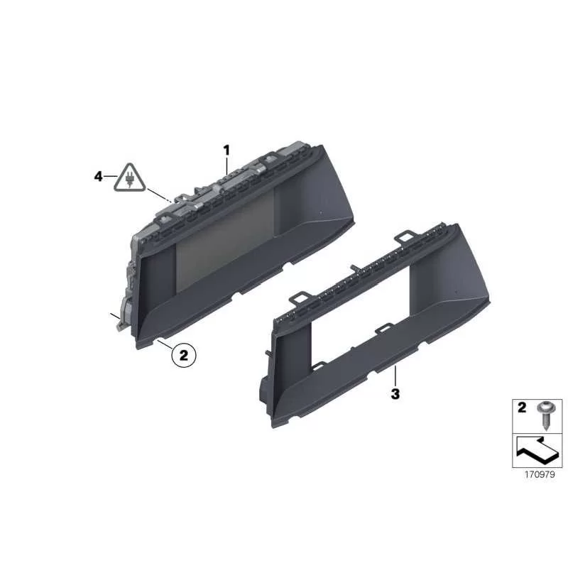Genuine BMW Central information display (65509266384)