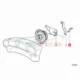 Genuine BMW Bracket, left (65132313963)