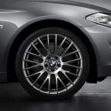 Genuine BMW RDC LC wheel&tyre set, summer,ferricgrey (36112161556)