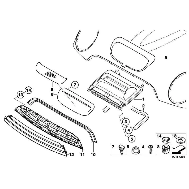 Genuine Mini Trim ring, painted (51134839241)