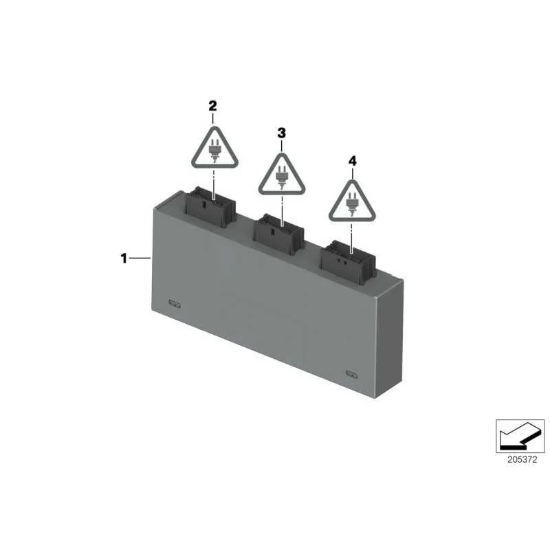 Original BMW Steuergerät Heckfunktionsmodul (61357327886)