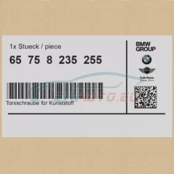 Genuine BMW Torx bolt for plastic material (65758235255)