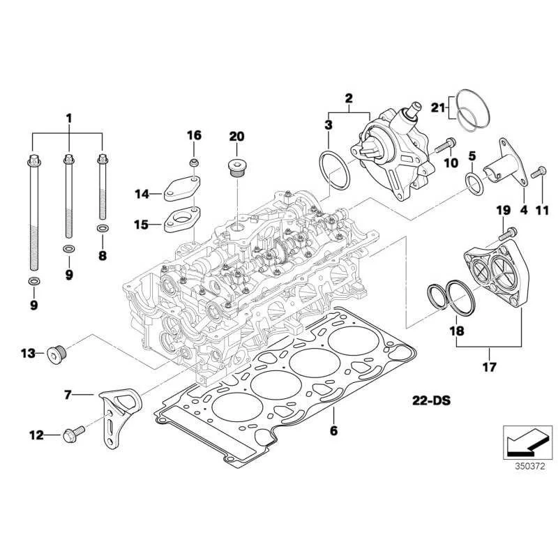Genuine BMW Vacuum pump (11667635656)