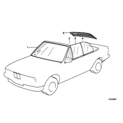 Genuine BMW Rear window (81229407641)