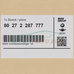 Genuine BMW key ring, 1 Series (80272287777)