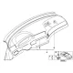 Genuine BMW Decor strip,tita.II,instr.panel centre (51457047128)