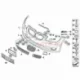 Genuine BMW Insert, bumper front left (51117154715)