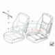 Original BMW Polsterteil Basissitz (52107118410)