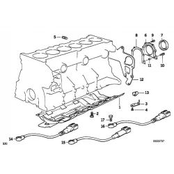 Genuine BMW Hex Bolt with washer (07119915013)