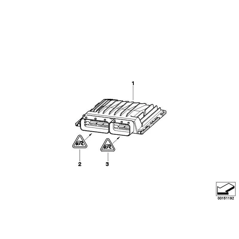 Genuine BMW Basic control unit DME (12148612998)