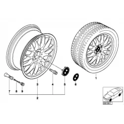 Genuine BMW Light alloy rim (85329408690)