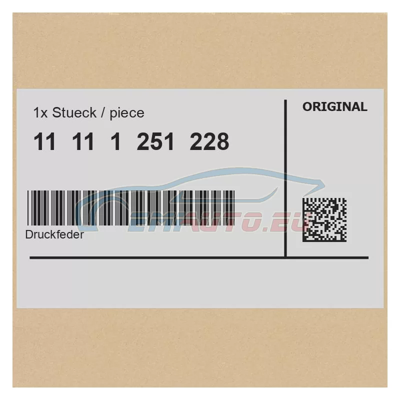 Original BMW Druckfeder (11111251228)