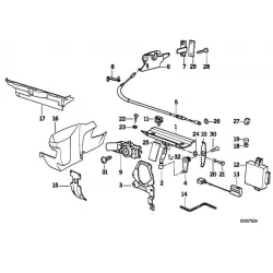 Original BMW Antrieb Verdeckklappe (54348106927)