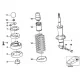 Original BMW Federbein hinten (33521132851)