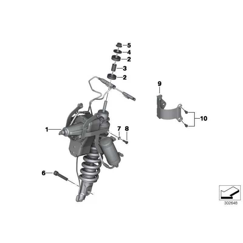 Original BMW Federbein vorn (31427707358)