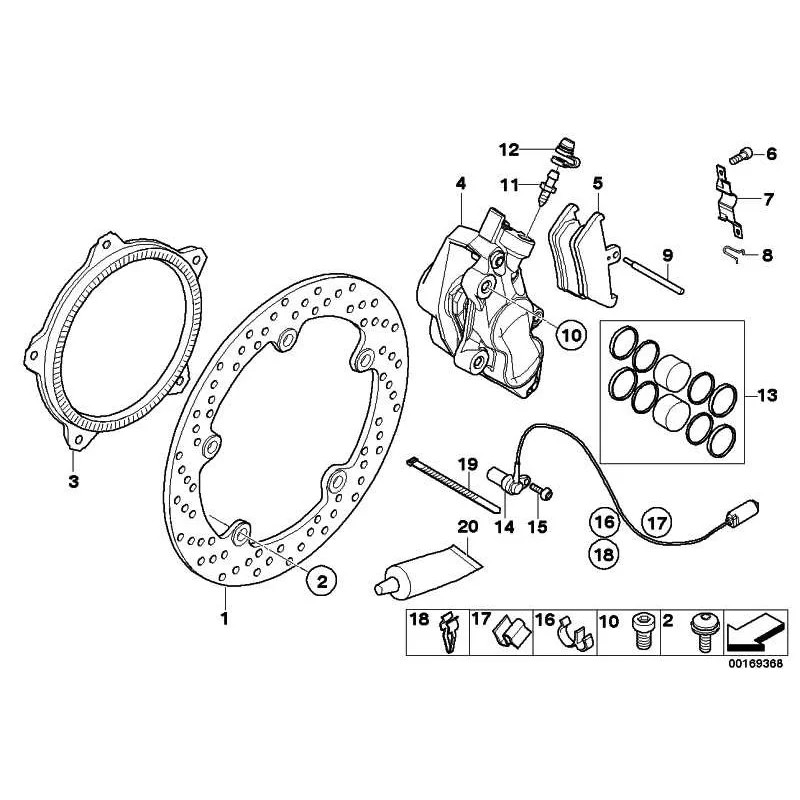 Original BMW Sensorring (34527680476)
