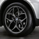 Genuine BMW Wheel/tyre set, summer, black (36110422365)