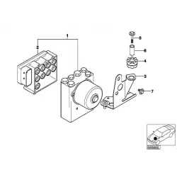 Original BMW Reparatursatz Steuergerät ASC (34526756343)