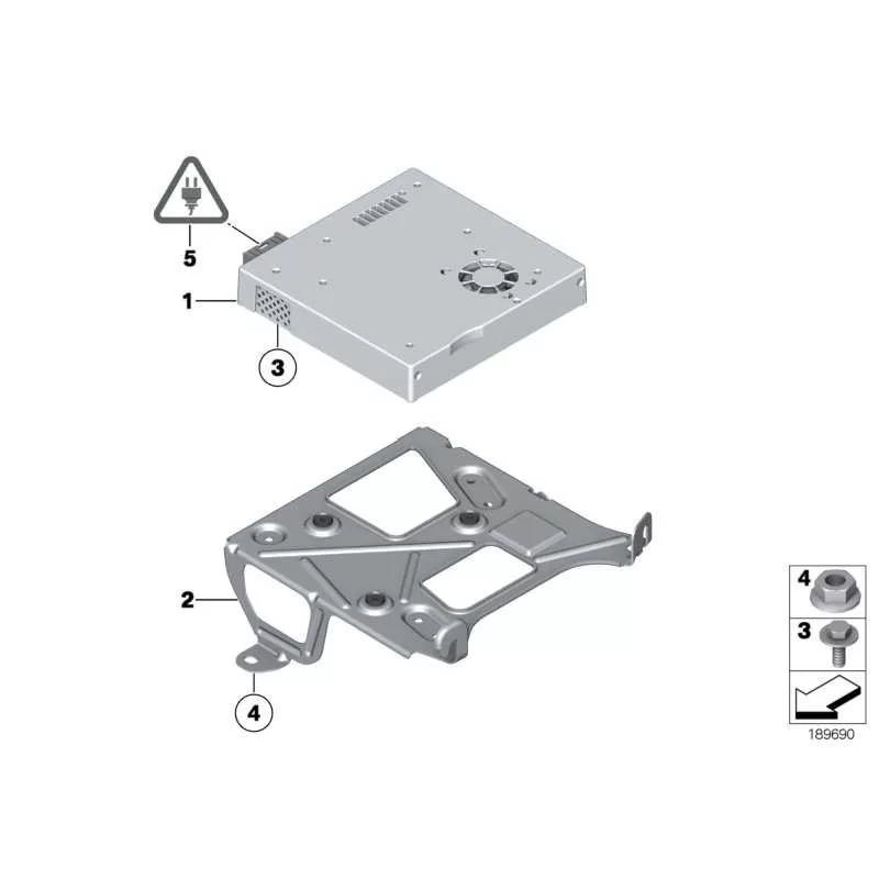 Genuine BMW TV module (65509240643)