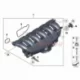 Genuine BMW Bracket ventilation valve (11617595195)