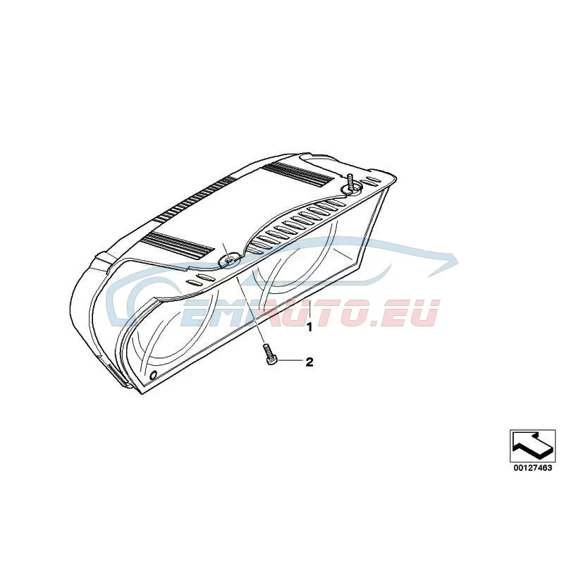 Genuine BMW INSTRUMENTS COMBINATION UNCODED (62107844314)