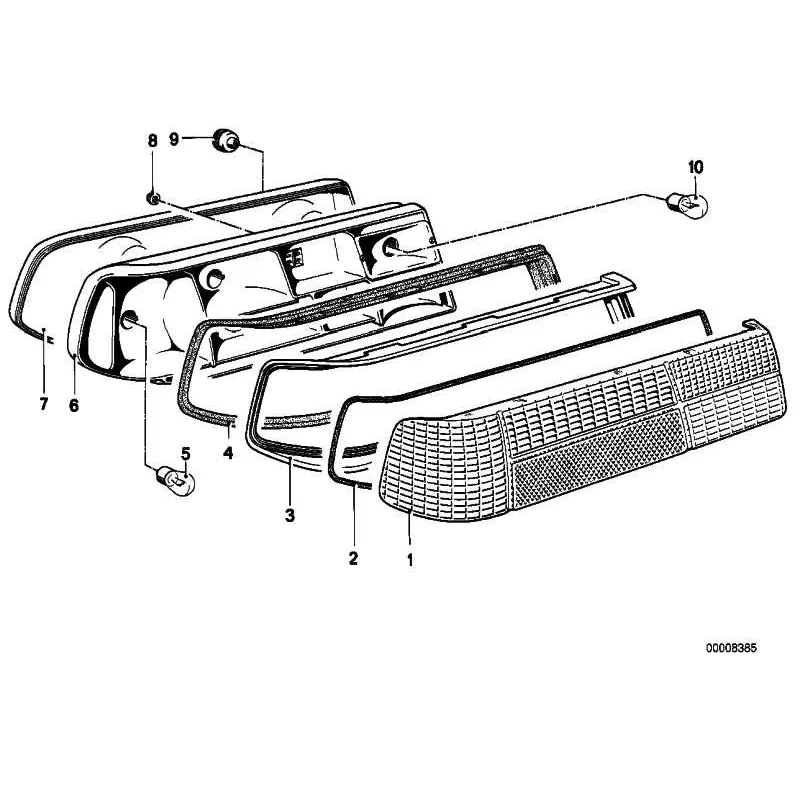 Genuine BMW Support left (63211360463)