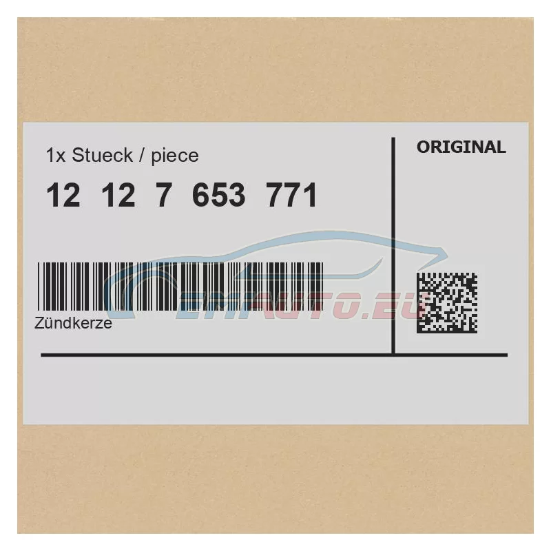 Genuine BMW Spark plug (12127653771)