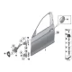 Genuine BMW Door front left (41007206107)