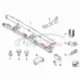 Genuine BMW Cable duct, upper part (12527531216)