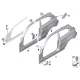 Genuine BMW LEFT REAR SIDE PANEL (41007298163)