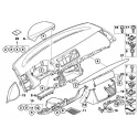 Genuine BMW Trim, instrument panel, walnut (51459143753)